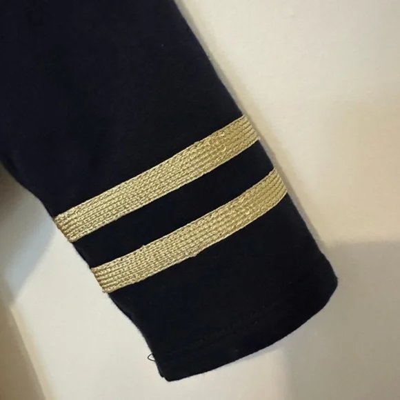 Pippa & Julie Majorette Military Jacket & Gold Tutu Dress Set - size 24M - Picture 5 of 10